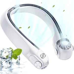 Equivera Nekventilator - Nek Ventilator - Nek Ventilator met Koeling - Neck Fan - Nek Fan - Nek Airco - Gezichtsventilator - Hoofd Ventilator - Draagbare Nek Ventilator