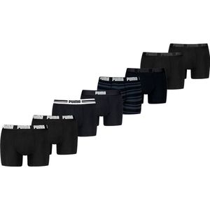Puma - Boxershorts - Zwart/Grijs - 8-pack - Heren Ondergoed