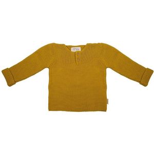 Little Indians Knit Sweater Honey - Gebreide Trui - Geel - Unisex - Maat: 2-3 jaar
