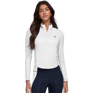 Wilson Brentwood Sweatshirt Met Halve Rits Wit XL Vrouw