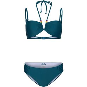 Rebelle Bikini Tropical Jungle - Bandeau - Groen - Maat 34