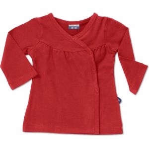 Silky Label vest met knoopjes Hypnotic red - maat 98/104 - rood