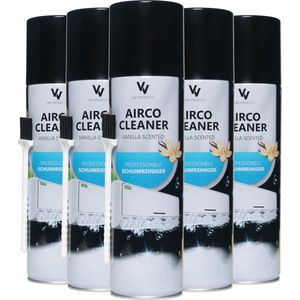 Airco-cleaner Vanille 500ml / 12st. Professionele Schuimreiniger met borstel