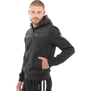 Emporio - Heren Hoody-Vest / Outdoorjas -2024- jacket Model Nylrem - Black-Maat S