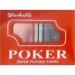 Luxe Speelkaarten - Plastic Coating - Poker Kaarten - kaartspel - Spelkaarten - Spel Kaart - 2 x 56 - Gezelschapsspel - Spelen - Playing Cards - 2 STUKS