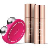 FOREO - Bear Microcurrent Face Lift Device - Gezichtsmassager Elektrisch - 2 x Verjongende Geleidende Serum 30 ml - Anti-aging Huidverzorging Gereedschap Set