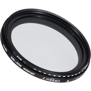Lensfilter variabele ND2-400 filter 46 mm cirkelvormig ND-filter voor fotolens met neutral-density effect
