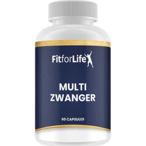 Fit for Life Multi zwanger - Speciaal voor de aanstaande moeder - Combineert 20 vitaminen en mineralen - 60 vegetarische capsules