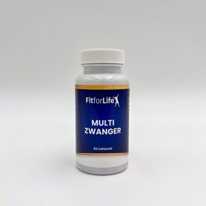 Fit for Life Multi zwanger - Speciaal voor de aanstaande moeder - Combineert 20 vitaminen en mineralen - 60 vegetarische capsules