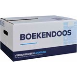 Boekendozen - 15 stuks - 37 Liter - KlikKlak Verhuisdoos - Zelfsluitend - Dubbel golf karton - Extra Sterk - 60kg draagvermogen