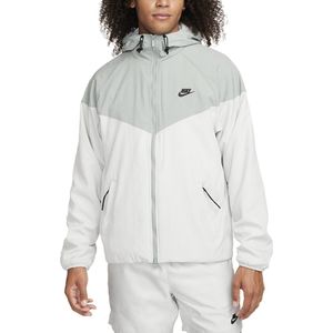 Nike Windrunner Heren Jacket - Wit/Groen - Maat L