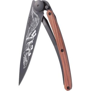 Deejo - 1GB000153 - Zakmes - roestvrij staal en Koraal hout - 37g - Fox