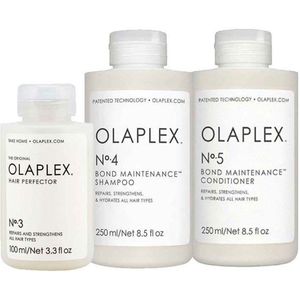 Olaplex - Care Voordeelset - No.3 Hair Perfector 100 ml, No.4 Shampoo 250 ml, No.5 Conditioner 250 ml