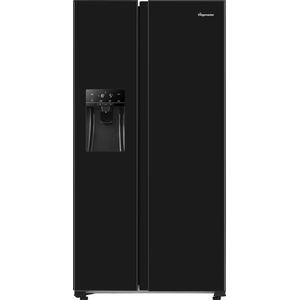 Fridgemaster MS91500IFB amerikaanse koelkast Vrijstaand 499 l Zwart