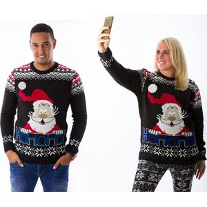 Kersttrui - Kerstman - Heren | Mannen - Dames | Vrouwen - Volwassen Maat: M - Grappige Kersttrui