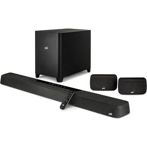 Thuisbioscoopsysteem met Soundbar en Draadloze Subwoofer - 5.1 Dolby Digital, DTS, Bluetooth, WLAN, Chromecast, HDMI ARC, AUX en Optische Ingang