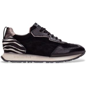 Hispanitas - Kansas - Leren Sneakers - Zwart - Casual