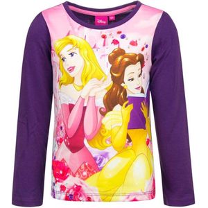 Disney Princess t-shirt - longsleeve - paars - maat 104