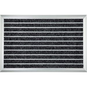 Deurmat - Buitenmat - borstelmat met aluminium strip - 45 x 75 cm