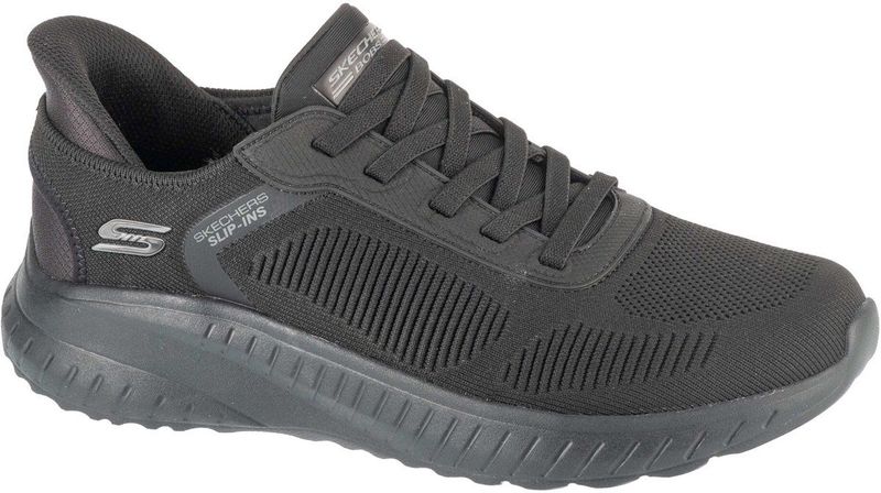 Skechers - Bobs Squad Chaos - Sneaker - Zwart - Gebreid Bovenwerk