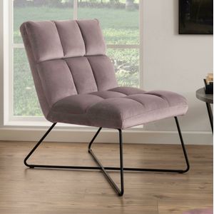 Sohome Fauteuil Wendolyn - Velvet - Roze