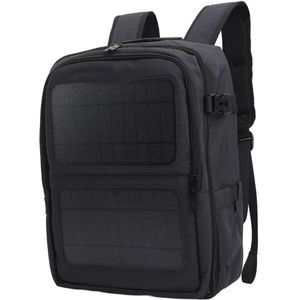 12W Waterdichte Zonnepaneel Rugzak voor Reizen op Zonne energie - Lichtgewicht, Mobiele Telefoons Opladen, Fotografie Camera Buiten .