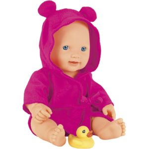 Klein Toys Princess Coraolie Babypop 35c, - met badeendje - met badjas - roze