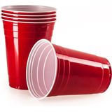 Vivaloo - 100 stuks - Red Cups - Party Cups - 473 ML - Beer Pong - Drankspel