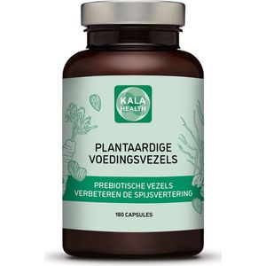 Plantaardige voedingsvezels - 180 Capsules - Hoog kwalitatieve en goed onderzochte Sunfiber voedingsvezels - Kala Health