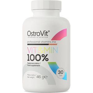 OstroVit Vit&Min – Multivitamine & Mineralen – 30 tabletten voor dagelijkse gezondheid en energie