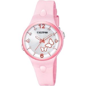 Calypso K5747/2 Kinderhorloge - Polshorloge - Kunststof - Roze - Ø 32,5mm