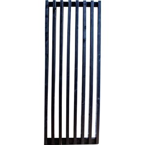 Schutting Douglas - Louvre verticaal zwart (84,4 x 220 cm) module A