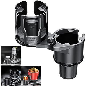 Goodivery ® Multifunctionele Auto Bekerhouder met 360° Draaibare Organisator voor Diverse Voertuigen