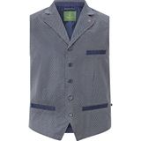 Bodywarmer DUKE ANDREW donkerblauw gedrukt