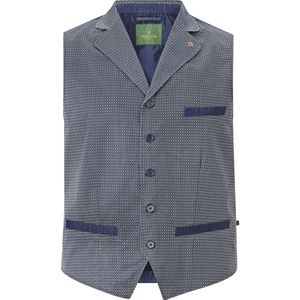 Bodywarmer DUKE ANDREW donkerblauw gedrukt