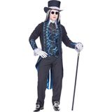 WIDMANN - Blauw Victoriaans vampier kostuum voor mannen - M