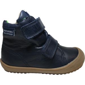 Naturino - Leoti - Mt 24 - velcro's bumper lederen warme laarzen - Navy