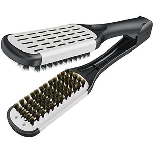 Hairstraightening Brush met Borstelharen - Haarstyling Tool voor Steil en Glanzend Haar