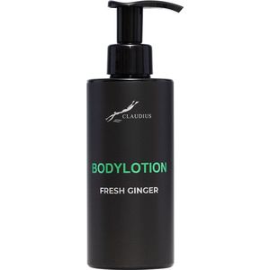 Bodylotion Fresh Ginger 300 ml - met pomp - zwarte fles
