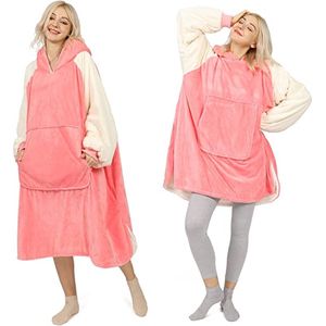 Oversized hoodie - Plaid - Hoodie Deken - Met lange mouwen – Unisex - Eén maat