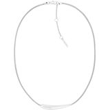 Calvin Klein CJ35000338 Dames Ketting - Choker - Sieraad - Collier - Staal - Zilver - Slang - 1 mm breed - 45 cm lang