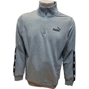 Puma - Tape Half Zip TR - Vest - Mannen - Grijs - Maat L