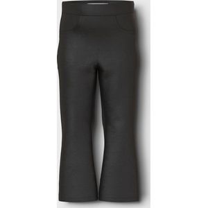 Name It mini meisjes legging POLLY Black Bootcut Fit