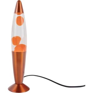 Leitmotiv - Lavalamp - Oranje - Lamp (inclusief) - Robuust en Stevig