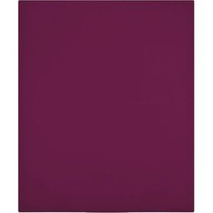 vidaXL Hoeslaken jersey 90x200 cm katoen bordeauxrood
