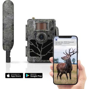 Thuys – Wildcamera met Nachtzicht – Met WiFi – Buitencamera – Met App – Weerbestendig – 60° Detectiehoek – IP66 – Incl. 32GB Geheugenkaart – Camo