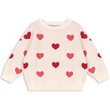 Trui met hartjesmotieven KONGES SLOJD rozen