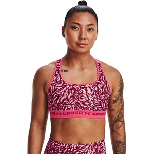 Under Armour UA Crossback Mid Print Dames Sportbeha - Maat XL