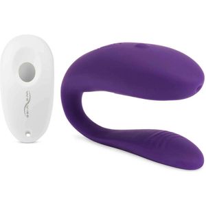 We Vibe Unite - Vibrator - Koppelvibrator - USB-Herlaadbaar - Afstandsbediening - Paars