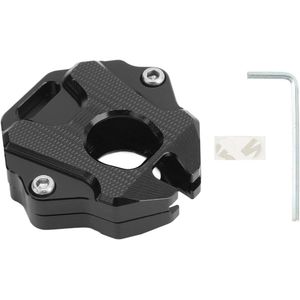 Motorcycle Key Shell , Wear-resistant Motorcycle Key Cover Solid Durable CNC Metal Replacement for CB650R CBR650R 2020+ for Repair : (Black)